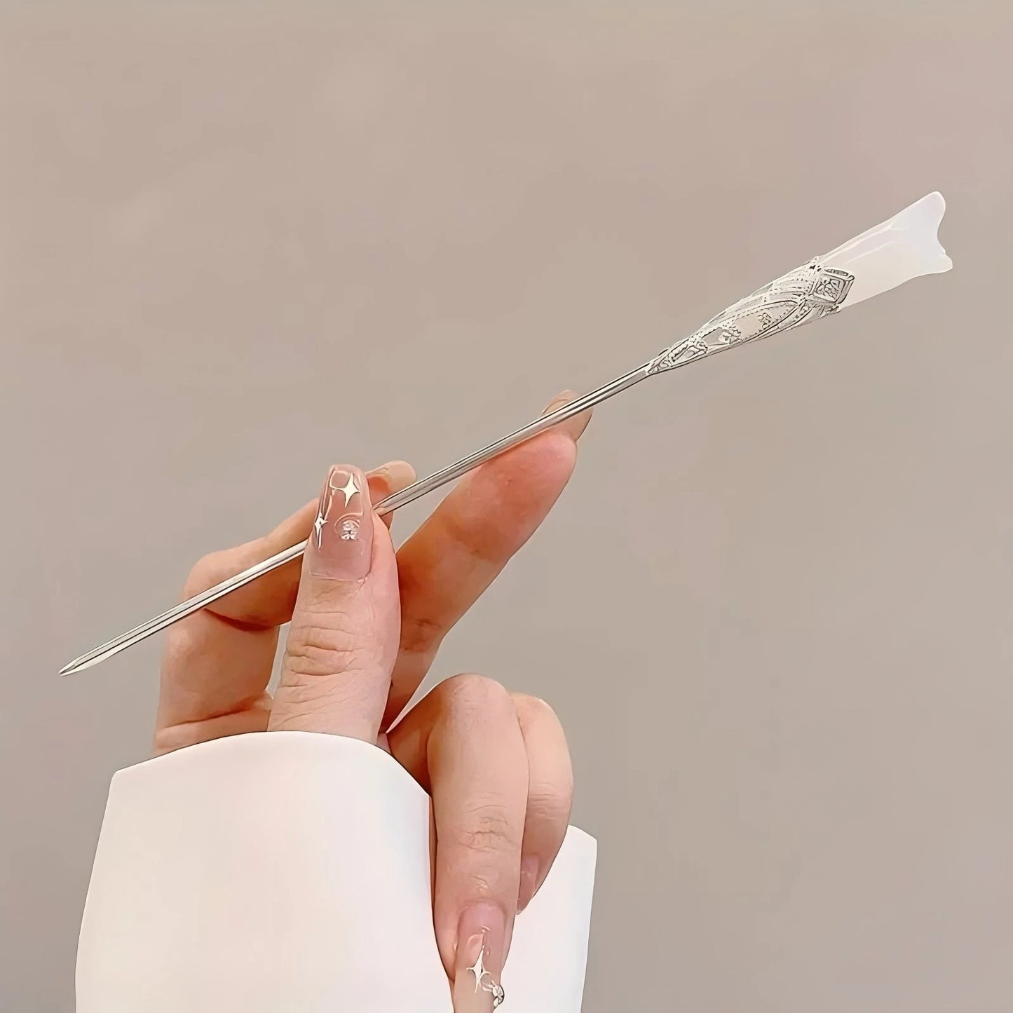 Jade Bloom Hair Stick