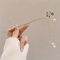 Jade Bloom Hair Stick